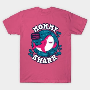 Mommy Shark (trace) T-Shirt